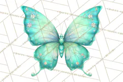 Butterfly Clipart, Dragonfly Clip Art PNG, Pastel Spring Product Image 2