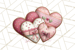 Valentine Clipart PNG, Cute Critters Hearts, Puppies Kittens Product Image 2