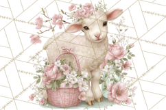 Pastel Cottagecore Animals Clipart, Cute Spring Animals Png Product Image 4