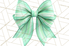 Easter Bow Clipart, Pastel Ribbon Bows, Floral Png Product Image 3
