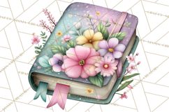 Pretty Stationery Clipart, Pastel Office Supplies Png Product Image 4