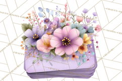 Pretty Stationery Clipart, Pastel Office Supplies Png Product Image 2