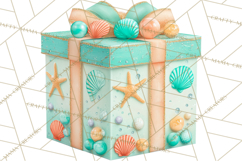 Under the Sea Birthday Party Clipart, Ocean Celebration Png Product Image 3