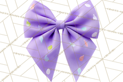 Easter Bow Clipart, Pastel Ribbon Bows, Floral Png Product Image 4