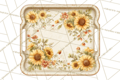 Farmhouse Sunflower Kitchen Clipart, Sunflower Kitchen Png Product Image 5