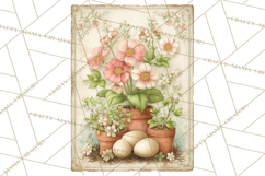 Early Spring Garden Cottagecore PNG, Seedling Terracotta Product Image 2