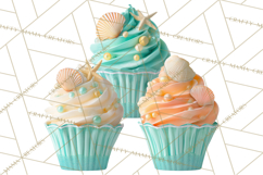 Under the Sea Birthday Party Clipart, Ocean Celebration Png Product Image 3