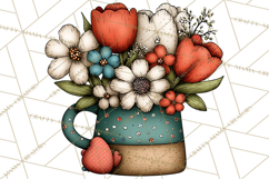 Spring Kids Clipart Playing Outdoors, Summer Children Png Product Image 4