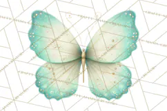 Butterfly Clipart, Dragonfly Clip Art PNG, Pastel Spring Product Image 4