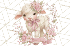Pastel Cottagecore Animals Clipart, Cute Spring Animals Png Product Image 5