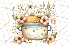 Citrus Kitchen Cottagecore PNG, Rustic Citrus Clipart, Lemon Product Image 5