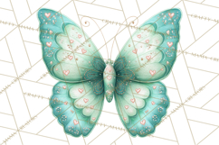 Butterfly Clipart, Dragonfly Clip Art PNG, Pastel Spring Product Image 3