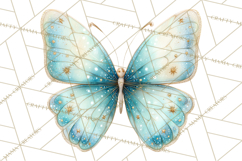 Butterfly Clipart, Dragonfly Clip Art PNG, Pastel Spring Product Image 4