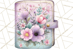 Pretty Stationery Clipart, Pastel Office Supplies Png Product Image 4