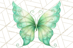 Butterfly Clipart, Dragonfly Clip Art PNG, Pastel Spring Product Image 5
