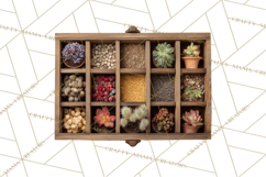 Early Spring Garden Cottagecore PNG, Seedling Terracotta Product Image 2