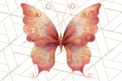 Butterfly Clipart, Dragonfly Clip Art PNG, Pastel Spring Product Image 3