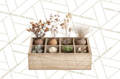Early Spring Garden Cottagecore PNG, Seedling Terracotta Product Image 3