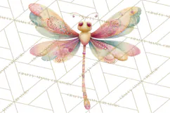 Butterfly Clipart, Dragonfly Clip Art PNG, Pastel Spring Product Image 5