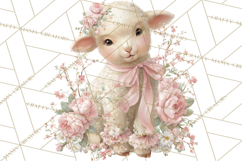 Pastel Cottagecore Animals Clipart, Cute Spring Animals Png Product Image 2