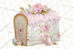 Sweet Treats Bakery Clipart, Pastel Dessert Clip Art Png Product Image 2