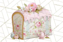 Sweet Treats Bakery Clipart, Pastel Dessert Clip Art Png Product Image 2
