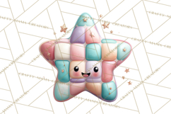 Pastel Retro 90s PNG, Cute Aesthetic Clipart, Checkerboard Product Image 2
