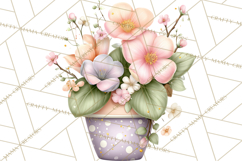 Easter Duckling Clipart, Cute Ducklings in Fancy Outfits Png Product Image 2