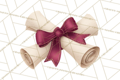 Graduation Diploma Clipart PNG, Classic Diploma Scroll Product Image 3