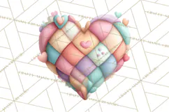 Pastel Retro 90s PNG, Cute Aesthetic Clipart, Checkerboard Product Image 3