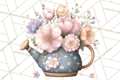 Easter Duckling Clipart, Cute Ducklings in Fancy Outfits Png Product Image 3