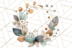 Soft Woodland Baby Clipart, Neutral Baby Shower PNG Product Image 4