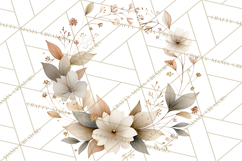 Soft Woodland Baby Clipart, Neutral Baby Shower PNG Product Image 5