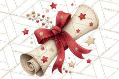 Watercolor Graduation Diploma Clipart PNG, Diploma Scroll Product Image 2