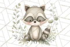 Soft Woodland Baby Clipart, Neutral Baby Shower PNG Product Image 3