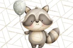 Soft Woodland Baby Clipart, Neutral Baby Shower PNG Product Image 5