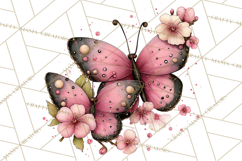 Spring Letters Mail Clipart PNG, Floral Envelopes Stamps Product Image 3