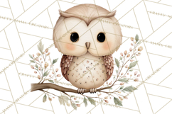 Soft Woodland Baby Clipart, Neutral Baby Shower PNG Product Image 3