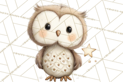 Soft Woodland Baby Clipart, Neutral Baby Shower PNG Product Image 5