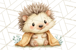 Soft Woodland Baby Clipart, Neutral Baby Shower PNG Product Image 3