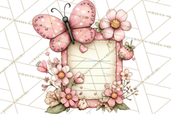 Spring Letters Mail Clipart PNG, Floral Envelopes Stamps Product Image 4