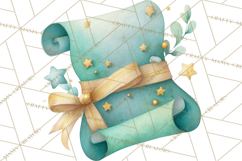 Watercolor Graduation Diploma Clipart PNG, Diploma Scroll Product Image 5