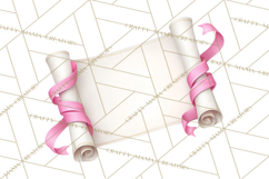 Graduation Diploma Clipart PNG, Classic Diploma Scroll Product Image 3