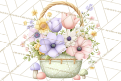 Easter Duckling Clipart, Cute Ducklings in Fancy Outfits Png Product Image 2