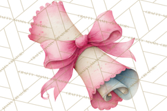 Watercolor Graduation Diploma Clipart PNG, Diploma Scroll Product Image 3