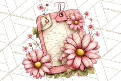 Spring Letters Mail Clipart PNG, Floral Envelopes Stamps Product Image 3