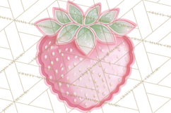 Strawberry Bakery Clipart, Cute Strawberry Pastries Png Product Image 3