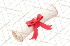 Graduation Diploma Clipart PNG, Classic Diploma Scroll Product Image 2