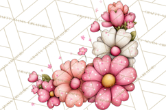 Spring Letters Mail Clipart PNG, Floral Envelopes Stamps Product Image 2