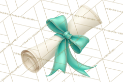 Graduation Diploma Clipart PNG, Classic Diploma Scroll Product Image 3